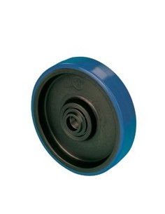 NDK 080  Samostatné kolo s modrou polyuretanovou obručí
